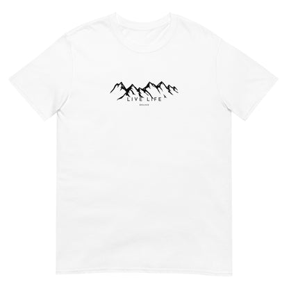 Mountain Live Life Logo Unisex Cotton Tshirt