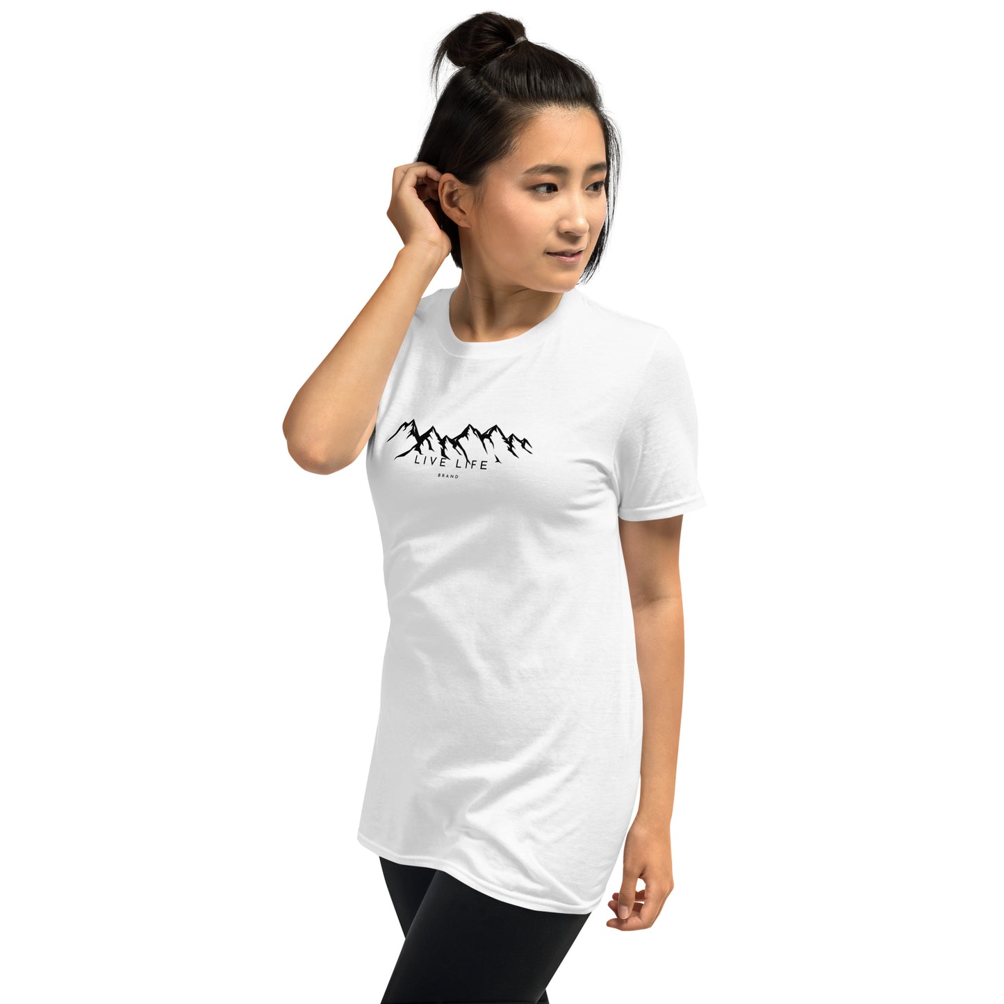 Mountain Live Life Logo Unisex Cotton Tshirt