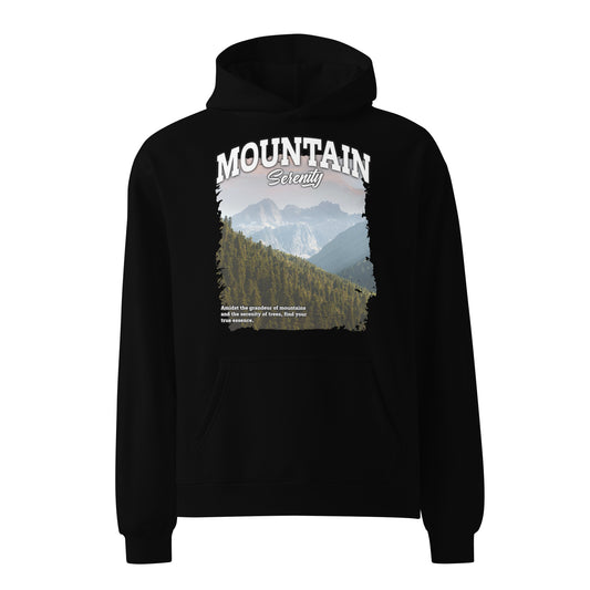 Mountain Serenity Oversized Unisex Hoodie